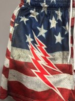 Corrupted Creative Capsule One USA Flag Mesh Shorts LARGE Waist Retail $159 - Image 3