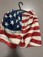 Corrupted Creative Capsule One USA Flag Mesh Shorts LARGE Waist Retail $159 - Image 4