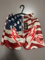 Corrupted Creative Capsule One USA Flag Mesh Shorts LARGE Waist Retail $159