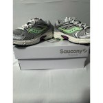 Saucony Ride Millennium Women’s Running Shoes Lace-Up Gray/Green/Pink N303 - Image 8
