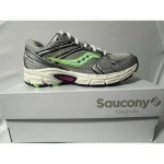 Saucony Ride Millennium Women’s Running Shoes Lace-Up Gray/Green/Pink N303 - Image 4