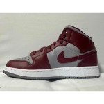 Nike Air Jordan 1 Mid GS Cherrywood Red Grey DQ8423-615 Size 6.5Y - 8 W N368 - Image 8