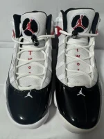 Nike Air Jordan 6 Rings Bred Black Red Sneakers Men's Size 8.5 #182 - Image 3