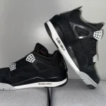 Jordan 4 Retro SE Mid Black Canvas-Mens Size 12