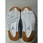 New Authentic Air Jordan 4 RM White legend Blue US Womens 6 or Youth 4.5 #148 - Image 3