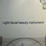 White Portable Light Facial Beauty Instrument Mask for Skin Care, Plastic, Face - Image 6