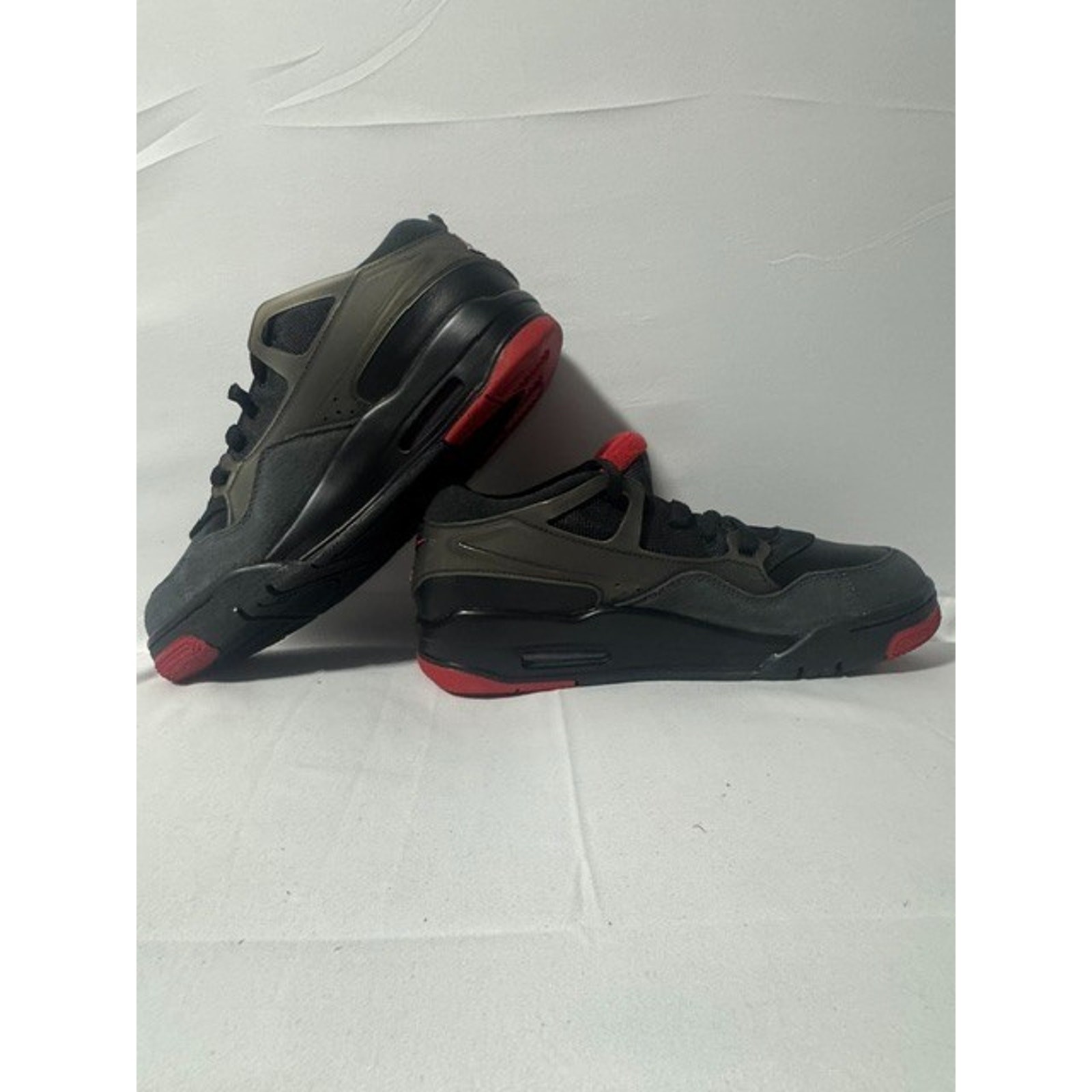 s-l1600-133.jpg Nike Air Jordan 4 RM (GS) Black Varsity Red Anthracite M-SZ 7 --N260 - Image 1