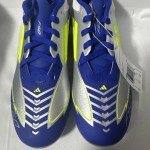 Adidas F50 League FG MG Messi Soccer Cleats Mens Size 10.5 Silver Blue Yellow