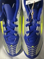 Adidas F50 League FG MG Messi Soccer Cleats Mens Size 10.5 Silver Blue Yellow - Image 4