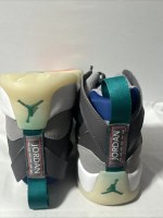 Size 5 (GS) - Jordan Jumpman Two Trey Mid Light Graphite Sport Royal - Image 6