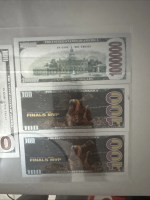 LOT OF 4 KOBE BRYANT NOVELTY SILVER FOIL BANK NOTES - Image 2
