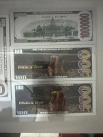 LOT OF 4 KOBE BRYANT NOVELTY SILVER FOIL BANK NOTES - Image 5