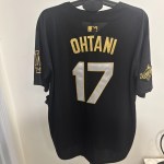 Nike LA Dodgers #17 Shohei Ohtani 2025 Black Gold World Series | Size XXL