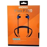 TWO Wireless Neckband Earphones V4.2 For BlueTooth & Built In Mic- Flex F780 Blk