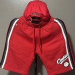Red Cookies "Puttin In Work" Fleece shorts & Plaid Brim Snap Back OG Logo Hat - Image 6