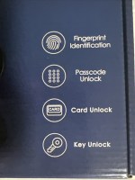 Smart Door Lock W/ Deadbolt WiFi Smart Fingerprint Password RFID Card App WiFi - Image 5