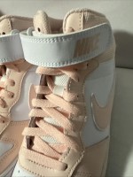 Nike Court Mid top Skateboard Shoes Pink White Unisex CD7782-122 - Image 4