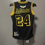 Men’s Kobe Bryant Legend Mamba Jersey Headgear Classics Black/Yellow Small - Image 7