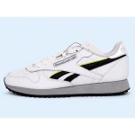 Reebok Classic Leather Ripple White Black Lime Mens 10.5 N252 - Image 6