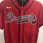 Nike Atlanta Braves Greg Olson Baseball Jersey Mens Size Med New MLB W Tags - Image 2