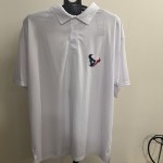 Fanatics Houston Texans Men's 2XL White Performance Golf Polo Shirt NFL