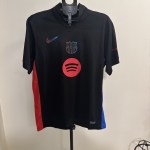 Nike FC Barcelona Away Jersey Lamine Yamal #19 Black Red 2024-25 Size XLarge New