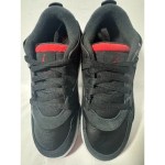 Nike Air Jordan 4 RM (GS) Black/Varisty Red-Wolf Grey 6 Y / 7.5 W N292 - Image 9