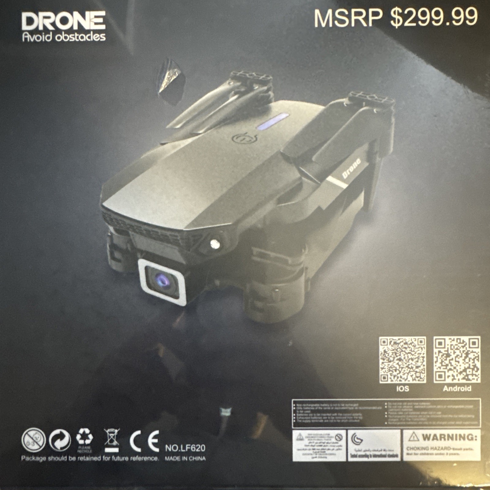 s-l1600-34.jpg YOMI Drone Avoid Obstacles 4K HD Camera, MSRP $299, NEW - Image 1