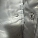 Champion Varsity Track Satin Jacket Gray Black Mens size X-Large - Image 3
