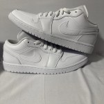 Nike Women's Size 10 Air Jordan 1 Low (DV0990 111) White Basketball Sneaker