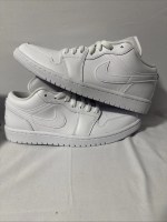 Nike Women's Size 10 Air Jordan 1 Low (DV0990 111) White Basketball Sneaker
