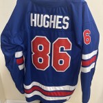 Nike USA #86 Olympic Jersey Hughes 2 Xl - Image 4